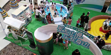 長(zhǎng)沙孚仕瑞展覽工廠助力太子奶舉辦大型商場(chǎng)活動(dòng)